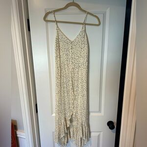 Rails Frida Dress in Ivory Speckled Dot Size S